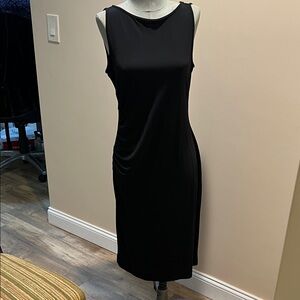 Casual Corner Black Midi Dress